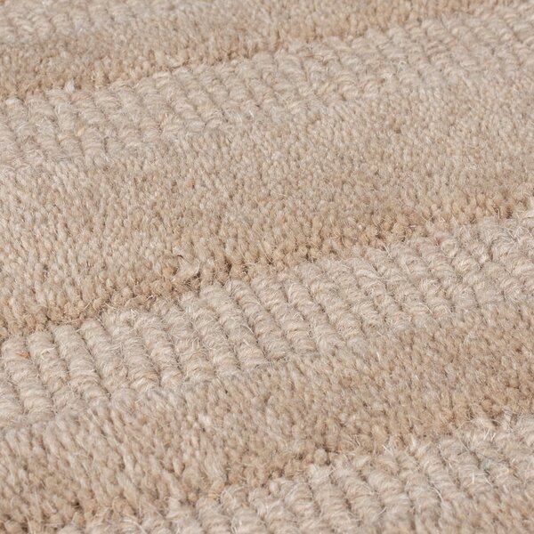 Bež ročno tkana volnena preproga 160x230 cm Zen Rectangles – Flair Rugs