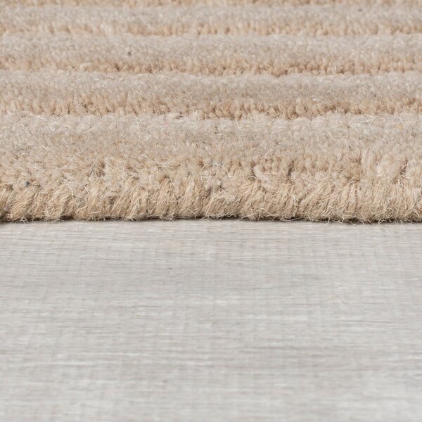 Bež ročno tkana volnena preproga 160x230 cm Zen Rectangles – Flair Rugs