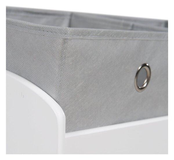 Bel/siv otroški organizator za igrače 63,5x29,5x60 cm Miffy – Roba