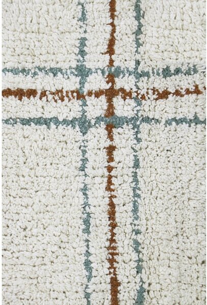 Kremno bel pralen ročno tkan bombažen tekač 80x230 cm Cuisine Natural – Lorena Canals