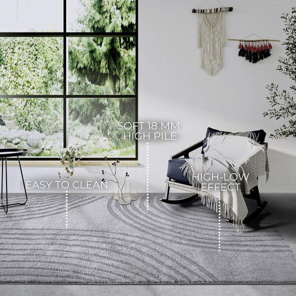 Siva preproga 120x170 cm Pigment Light Grey – Elle Decoration