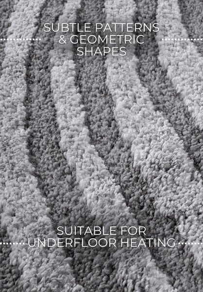 Siva preproga 120x170 cm Pigment Light Grey – Elle Decoration