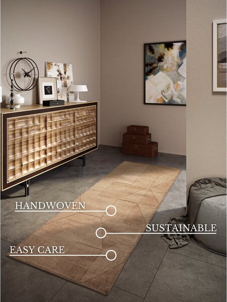 Bež ročno tkan volnen tekač 80x250 cm Ursule – Villeroy&Boch