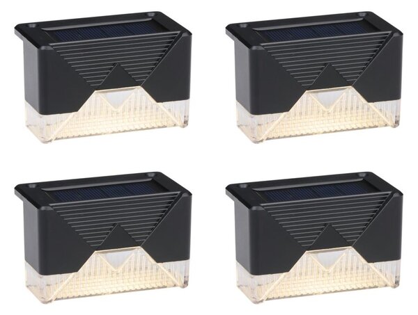 Grundig - SET 4x LED Solarna stenska svetilka LED/1,2V IP44