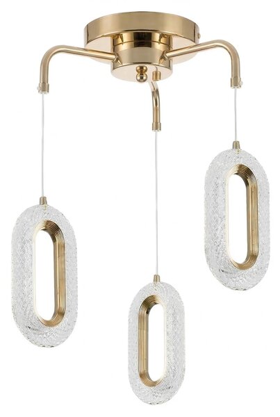 VISEČA STROPNA LED SVETILKA G173-3CP GOLD