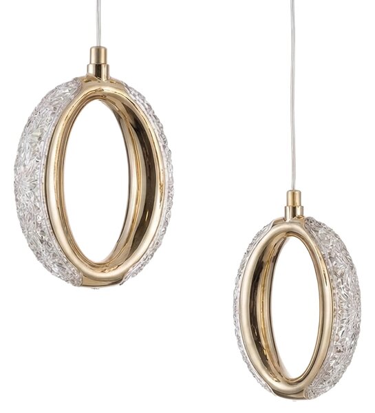 VISEČA STROPNA LED SVETILKA G176-3CP GOLD