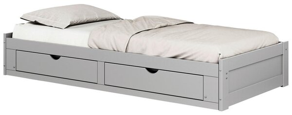 RAZTEGLJIVA POSTELJA 90-180 cm x 200 cm , siva