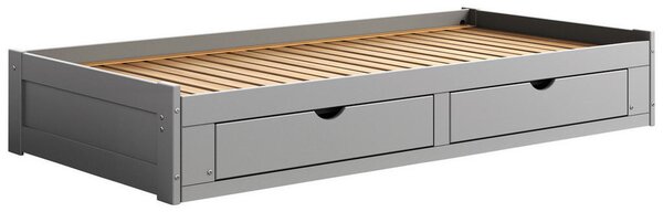RAZTEGLJIVA POSTELJA 90-180 cm x 200 cm , siva