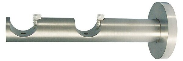Expo Ambiente Dvojni nosilec Function (Izgled plemenitega jekla, Primerno za: Karnise Ø 20, Dolžina: 13,1 cm)