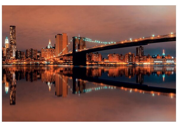 Fototapeta most na Manhattnu