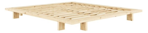 Zakonska postelja iz borovega lesa z letvenim dnom 160x200 cm Japan - Karup Design