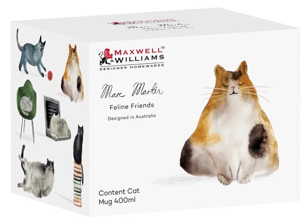 Bela porcelanasta skodelica 400 ml Best Feline Friends – Maxwell & Williams