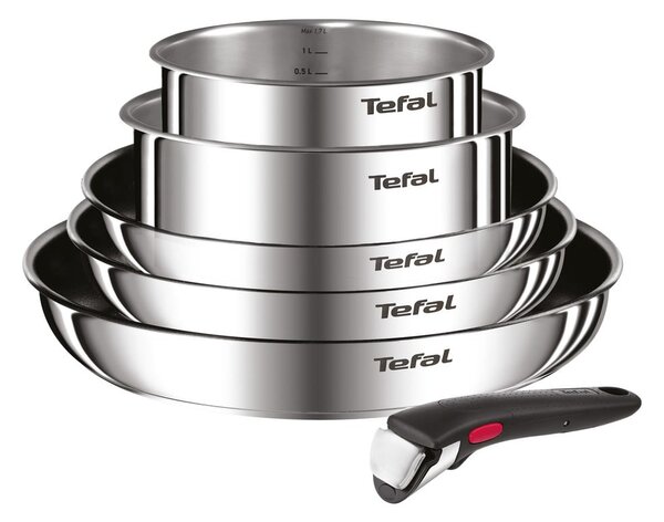 Aluminijast komplet loncev 6 ks INGENIO Cook Eat L881S604 – Tefal