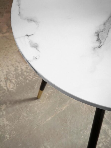 Livetastic Jedilna Miza Marble, Videz Marmorja, Ø 75cm