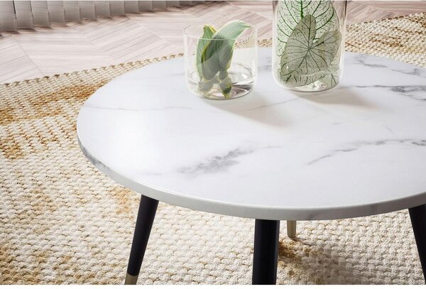 MID.YOU Klubska Miza Marble, Videz Marmorja