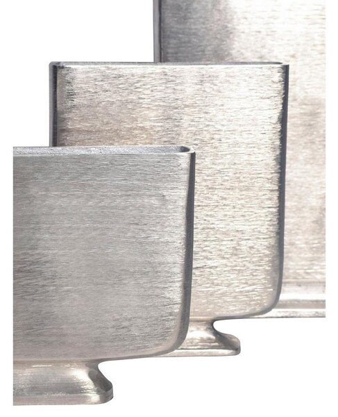 Livetastic Set Dekorativnih Vaz Silver, 3 Kos