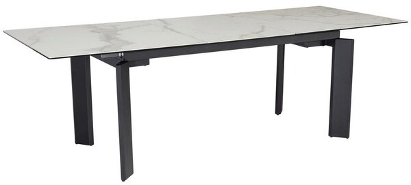MID.YOU Raztegljiva Jedilna Miza Marble, Keramika, 180-240x95cm