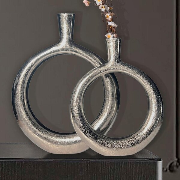 Livetastic Set Dekorativnih Vaz Silver, 2 Kos