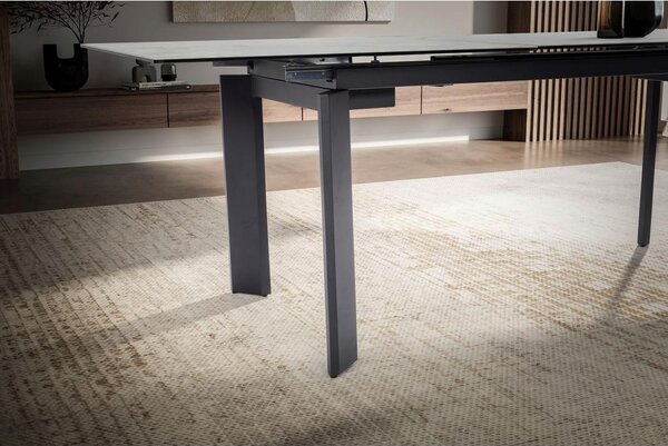 MID.YOU Raztegljiva Jedilna Miza Marble, Keramika, 180-240x95cm