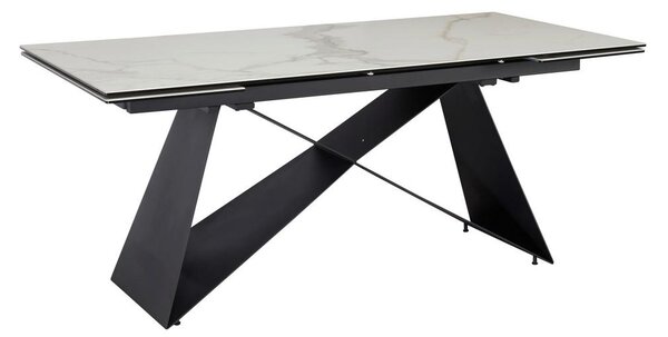 MID.YOU Raztegljiva Jedilna Miza Marble, Keramika, 180-260x95cm