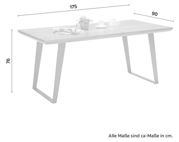 Mömax Jedilna Miza Herkules, Ca. 175x90 Cm