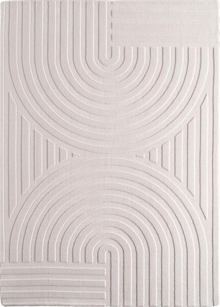 Novel Ravno Tkana Preproga Pompei, Krem Barva, 200x290cm
