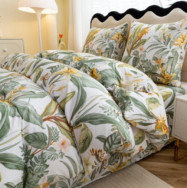 Posteljnina iz mikrovlaken AMAZON BREEZE, kremna Dimenzije posteljnine: 70 x 80 cm | 140 x 200 cm