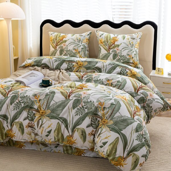 Posteljnina iz mikrovlaken AMAZON BREEZE, kremna Dimenzije posteljnine: 70 x 80 cm | 140 x 200 cm