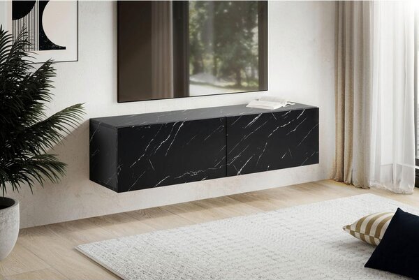 MID.YOU Nizka Omarica Marble, Črna