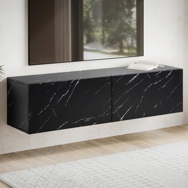 MID.YOU Nizka Omarica Marble, Črna