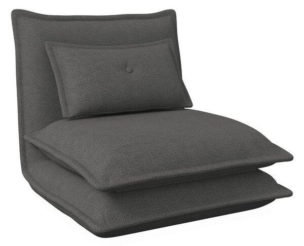Bessagi Home Fotelj S Funkcijo Ležišča Tamara, Temno Siva