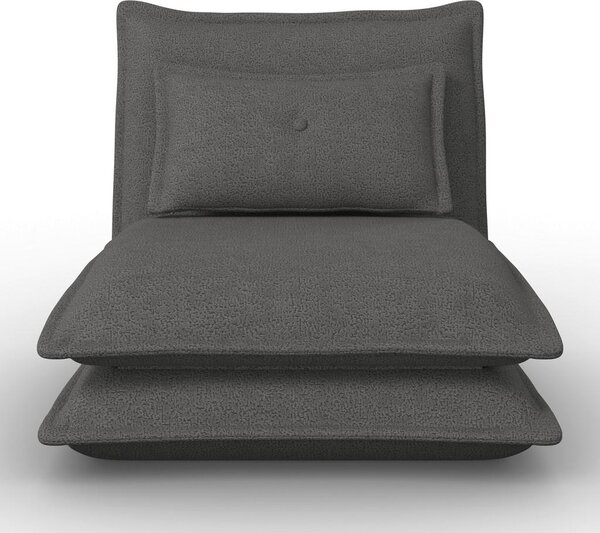 Bessagi Home Fotelj S Funkcijo Ležišča Tamara, Temno Siva
