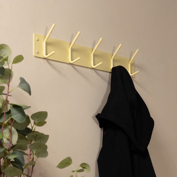 Svetlo rumen jeklen stenski obešalnik 70 cm Fusion – Spinder Design