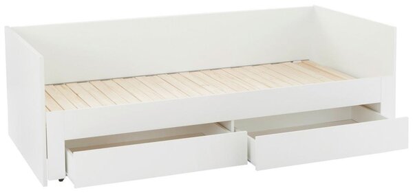 Mömax Raztegljiva Postelja Jan, Bela, 90-180x200