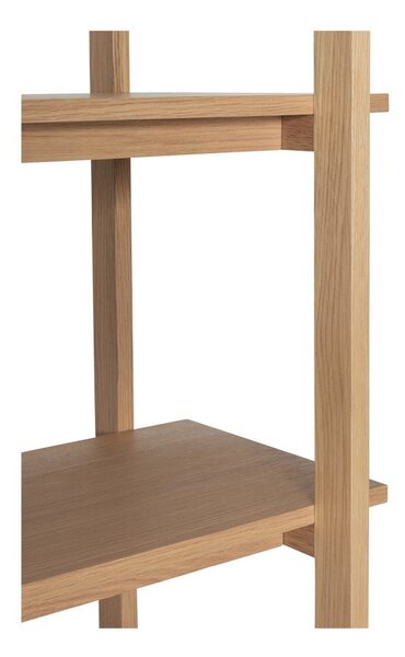 Regal v hrastovem dekorju v naravni barvi 80x150x39 cm Epoch – Hübsch