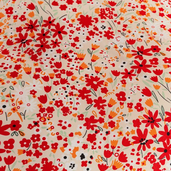 Posteljnina iz mikrovlaken REDORA kremna Dimenzije posteljnine: 70 x 90 cm | 140 x 200 cm