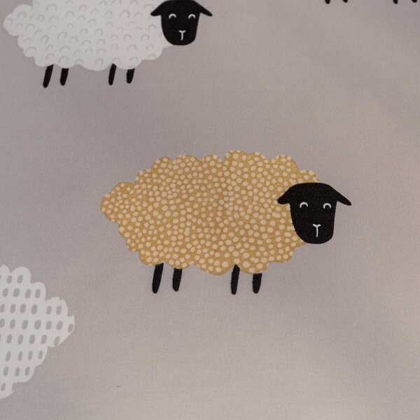Posteljnina iz mikrovlaken SHEEP DREAM siva Dimenzije posteljnine: 70 x 90 cm | 140 x 200 cm
