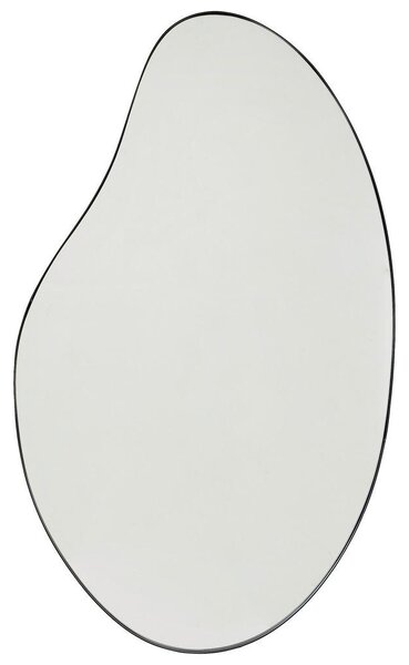 STENSKO OGLEDALO, 52/87/2.5 cm kovina, steklo, leseni material
