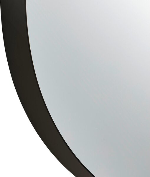 STENSKO OGLEDALO, 50/100/5 cm kovina, steklo, leseni material