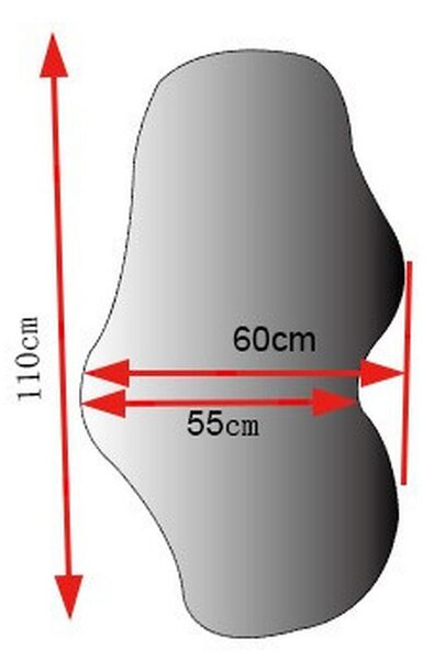 STENSKO OGLEDALO, 60/110/2,5 cm kovina, steklo, leseni material