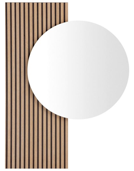 STENSKO OGLEDALO, 79,5/10,9/3 cm steklo, leseni material