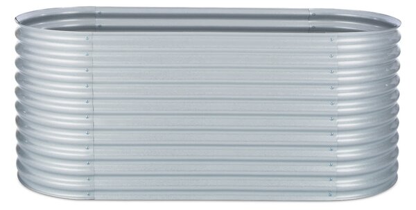 Blumfeldt High Grow , Srebrna, 2 m , Dvignjena greda, Cinkiran aluminij