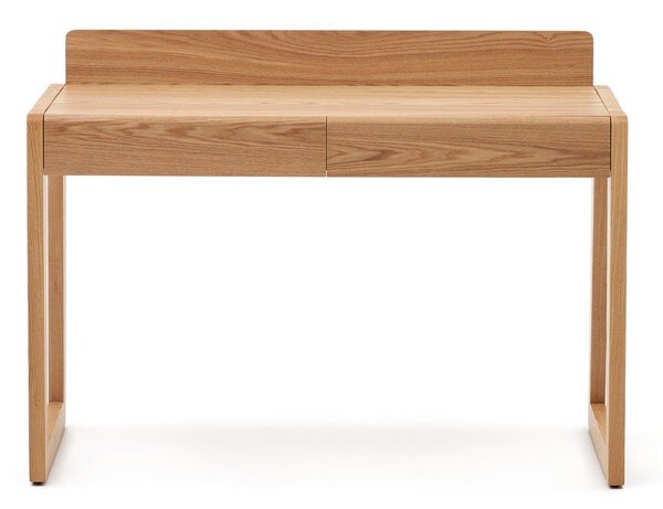 Pisalna miza z mizno ploščo v jesenovem dekorju 60x120 cm Arandu – Kave Home