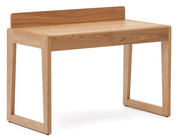 Pisalna miza z mizno ploščo v jesenovem dekorju 60x120 cm Arandu – Kave Home