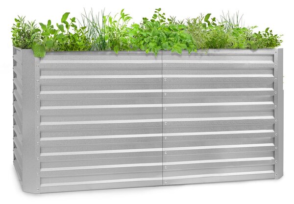 Blumfeldt Blum High Grow Straight, visoka greda, 200 x 90 x 100 cm, 1800 l, jeklo