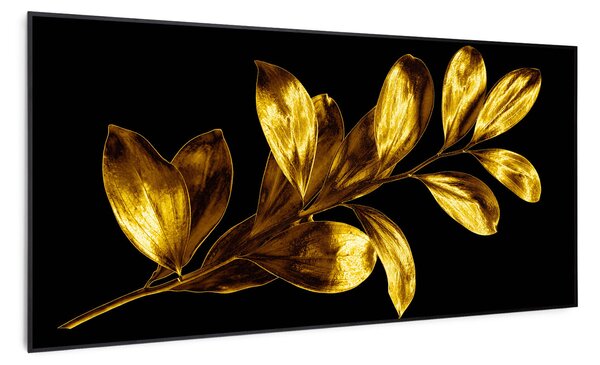Klarstein Wonderwall Air Art Smart, infrardeč grelnik, zlat list, 120 x 60 cm, 700 W