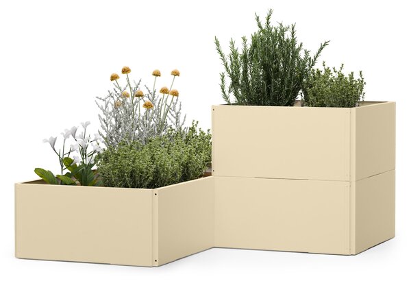 Blumfeldt Versagrow dvignjena greda z 12 moduli, individualna oblika, debelina 1 mm, nerjaveče jeklo