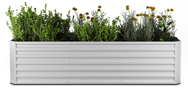 Blumfeldt High Grow Straight dvignjena gredica, 1440 L, Ergonomska, Odporna na vremenske vplive, Odprto dno