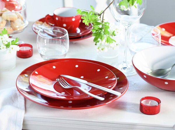 Creatable Kombinirani Servis Polka Dots, 16-Delni