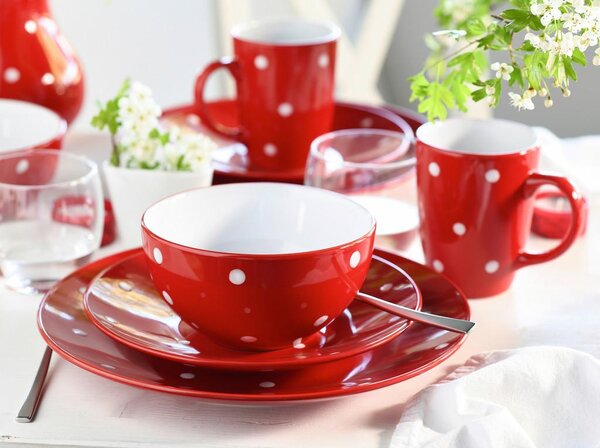 Creatable Kombinirani Servis Polka Dots, 16-Delni
